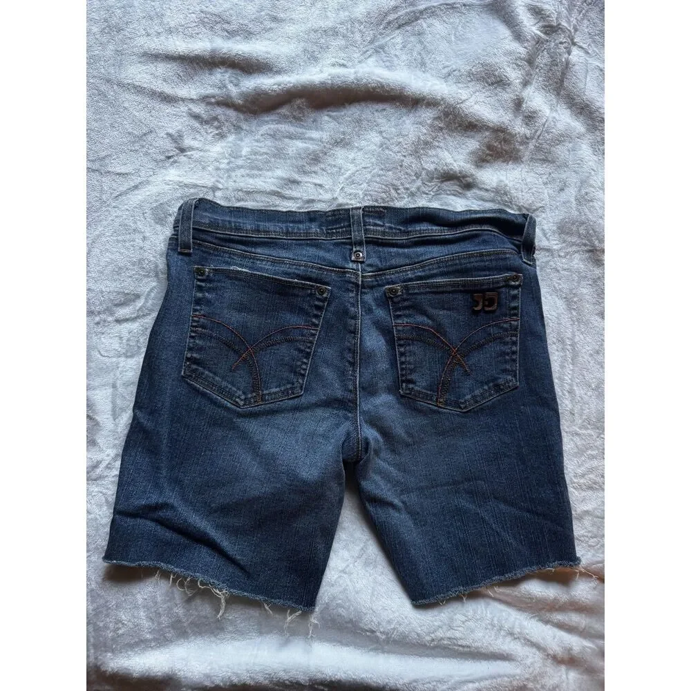 Vintage Y2K Joe's Jeans Womens 30 Denim Cutoff Bermuda Shorts Jorts Made USA